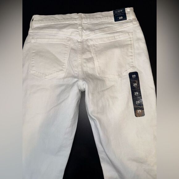 J.CREW Slim boyfriend white Distressed all-day stretch Size 29 NWT - Picture 8 of 11